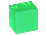 LED диод, зелен, 10x10mm, 5~20mcd, 10mA, 120°, THT