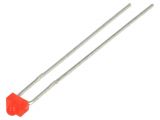 LED diode, red, 1.8mm, 18~26mcd, 20mA, 50°, THT