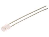 LED diode, red/yellow, 3mm, 50~240mcd, 20mA, 100°, THT