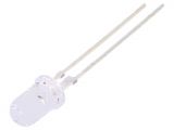 LED diode, red, 5mm, 75mA, 15°, THT