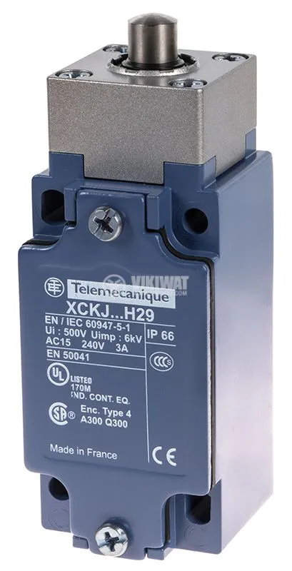 Limit switch XCKJ161H29 10A 250V NO NC pusher - VIKIWAT
