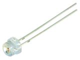 LED diode, yellow, 4.8mm, 90mA, 150°, THT