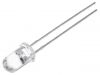LED diode, green, 5mm, 20mA, 15°, THT
