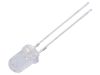 LED diode, green, 5mm, 30mA, 15°, THT