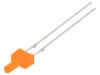 LED diode, orange, 4.8x2.5mm, 150~220mcd, 20mA, 90°, THT