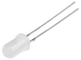 LED diode, red/green, 5mm, 1560~2180mcd, 20mA, 30°, THT