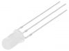 LED diode, red/green, 5mm, 1600mcd, 20mA, 30°, THT