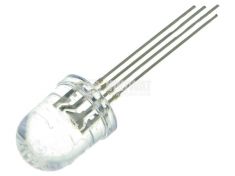 LED диод RGB 10mm 7000~8500mcd 20mA 30° THT - ВИКИВАТ