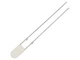 LED diode, cool white, 3mm, 30mA, 30°, THT