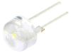 LED diode, cool white, 10mm, 90000mcd, 120mA, 17°, THT