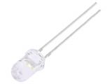 LED diode, cool white, 5mm, 15000mcd, 15mA, 30°, THT