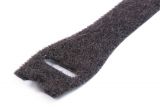 Cable tie TEXTIE S-PA66 / PP-BK, 150mm, black, elastic, reusable