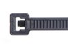 Cable tie T80R-PA66W-BK, 210mm, black, UV-protected, Outdoor - 2