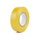 PVC изолационна лента, изолирбанд, 10m x 19mm, жълт, BY90-00107, BRAYTRON