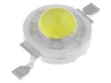 LED diode, cool white, 14.5mm, 1400mA, 140°, SMD