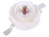 LED diode, red, 5.75x5.5mm, 350mA, 130°, lambert, SMD