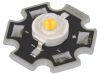 LED diode, warm white, 5.75x5.5mm, 350mA, 130°, lambert, SMD