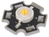LED диод, топлo бял, 5.75x5.5mm, 350mA, 130°, lambert, SMD