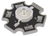 LED диод, син, 5.75x5.5mm, 700mA, 130°, lambert, SMD