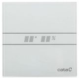 Fan glass Cata E-100 GTH, 150x150mm, white