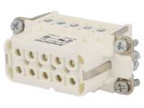 Connector HDC, plug, C146 10B010 102 4