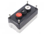 Pendant control station, with 3 buttons, model XALD326