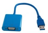 Адаптер USB 3.0/m - VGA/f, 0.1m