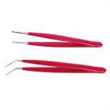 Tweezers set, 2 pcs., insulated, 908-T301, PRO'S KIT