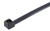 Cable tie T120R (E) -PA66W-BK, 390mm, black, UV-protected - 1