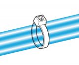 Кабелна превръзка T120RE-PA66W-BK, 390mm, черна, UV-защитена - 3 - Викиват Кабелна превръзка T120RE-PA66W-BK, 390mm, черна, UV-защитена - 3