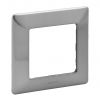 Frame, Legrand, Valena Life, 1-gang, color stainless steel, 754151