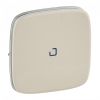 Cover for electric switch with lens, Legrand, Valena Allure, color cream, 755086