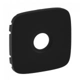 Капак за TV розетка, Legrand, Valena Allure, цвят черно, 754768