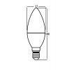 LED крушка 5W (свещ) E14 неутралнобяла  - 2