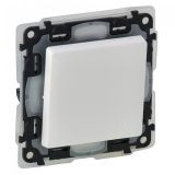 Light switch one-way single, 10A, 250VAC, for build-in, white, IP44, 752151