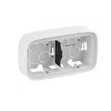 2-gang mounting box, surface mount, white, Valena Allure, Legrand, 755552