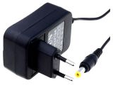 Adapter, 12VDC, 0.5A, 6W, 100~240VAC, 5.5x2.1mm, pulsed, AC/DC-LV12/0.5