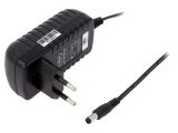 Adapter, 5VDC, 3A, 15W, 90~264VAC, 5.5x2.1mm, switched-mode, CLW-1505-W2E-EB