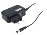 Adapter, 15VDC, 1A, 15W, 90~264VAC, 5.5x2.1mm, switched-mode, CLW-1515-W2E-ER
