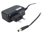 Adapter, 9VDC, 2A, 18W, 90~264VAC, 5.5x2.1mm, switched-mode, CLW-1809-W2E-ER