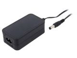 Adapter, 15VDC, 1A, 15W, 90~264VAC, 5.5x2.1mm, switched-mode, POS15100D