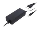 Adapter, 12VDC, 5A, 60W, 90~264VAC, 5.5x2.1mm, switched-mode, POSB12500D