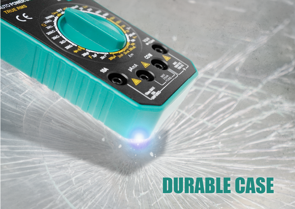 Мултицет MT-1226, LCD, Vdc, Vac, Adc, Aac, Ohm, True RMS, PRO'S KIT