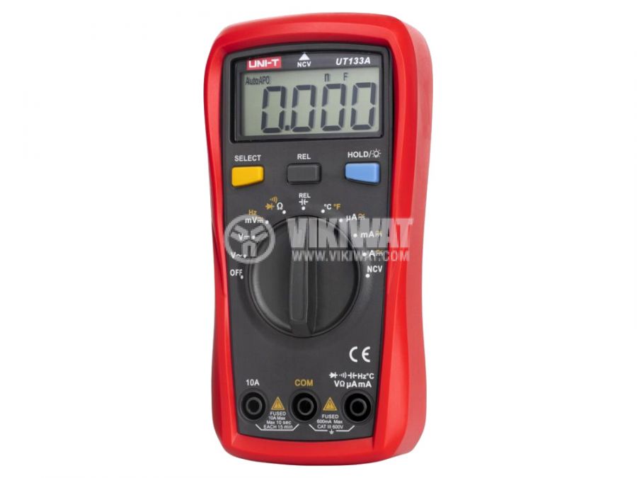 UNI-T UT133A Digital Multimeter Auto Range 6000 Count | Professional Electrical Tester With Capacitance Measurement