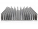 Aluminum cooling radiator profile 100mm 165x35x5 mm 
