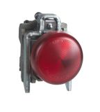 Индикаторна лампа LED, XB4BVM4EX, 240VAC, червена, ф22, IP65