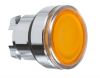 Button Head for ZB4, ZB4BA58, orange, ф22mm, LED, IP66
