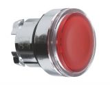 Глава за бутон ZB4, ZB4BA48, червен, ф22mm, LED, IP66