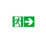 Exit sign kit for emergency light fitting, Exiway Light, OVA53214G, Schneider
