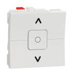 Roller switch, 6A, 250VAC, for built-in, white, New Unica, NU320818